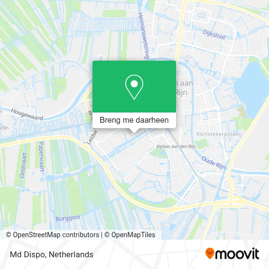 Md Dispo kaart