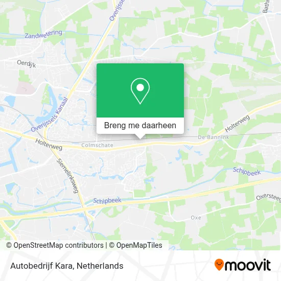 Autobedrijf Kara kaart
