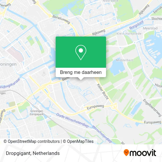 Dropgigant kaart
