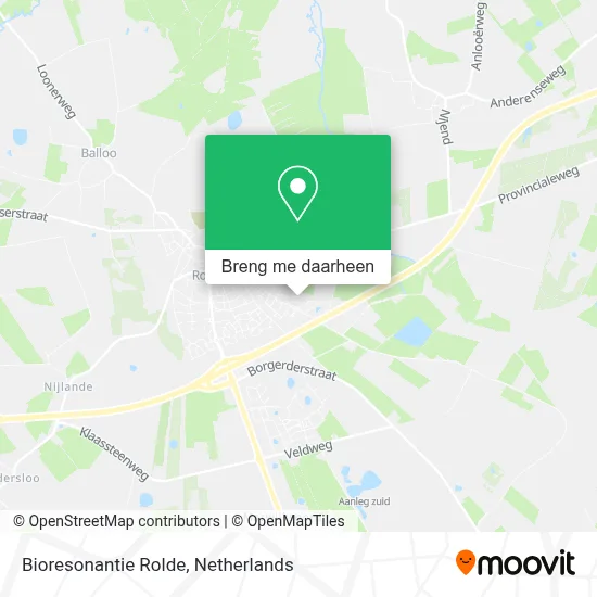 Bioresonantie Rolde kaart