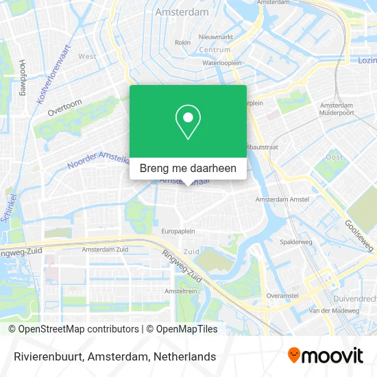 Rivierenbuurt, Amsterdam kaart