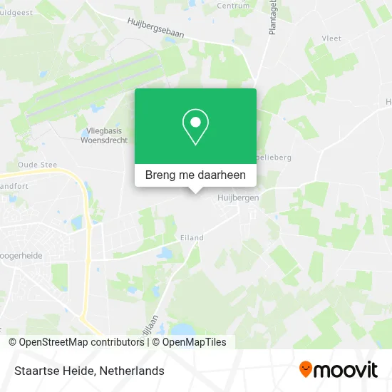 Staartse Heide kaart