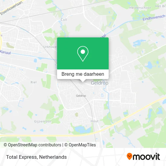 Total Express kaart