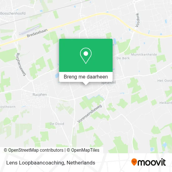 Lens Loopbaancoaching kaart