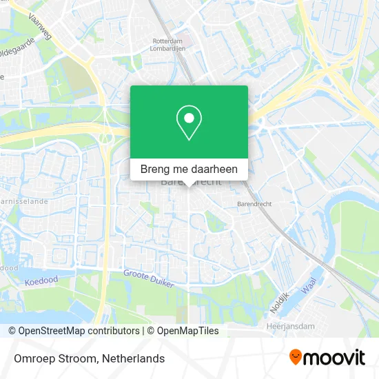 Omroep Stroom kaart