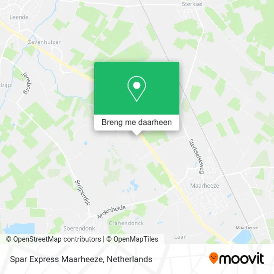 Spar Express Maarheeze kaart