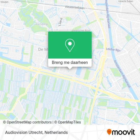 Audiovision Utrecht kaart