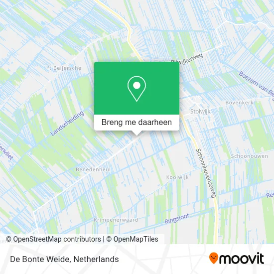 De Bonte Weide kaart