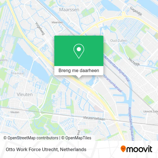 Otto Work Force Utrecht kaart