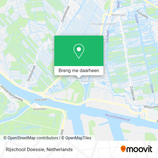 Rijschool Doessie kaart