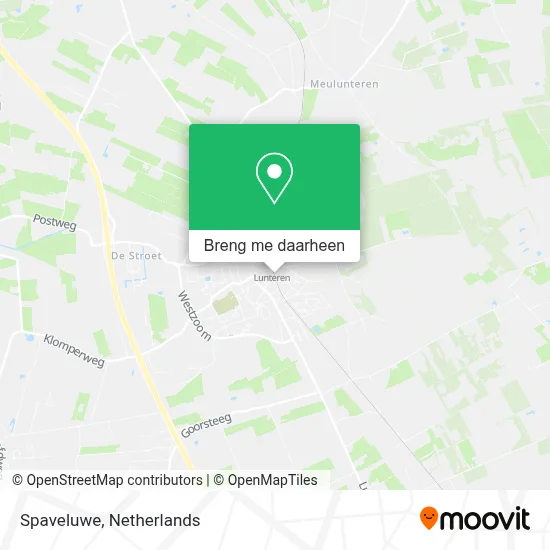Spaveluwe kaart