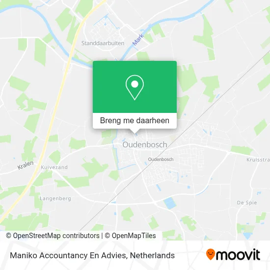 Maniko Accountancy En Advies kaart