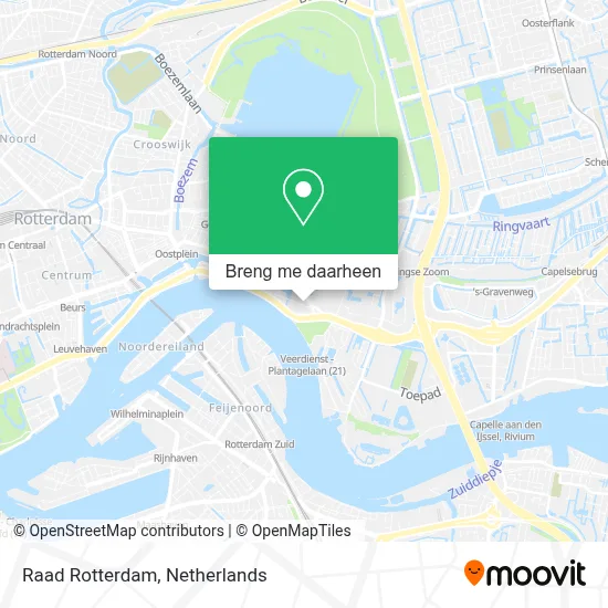 Raad Rotterdam kaart
