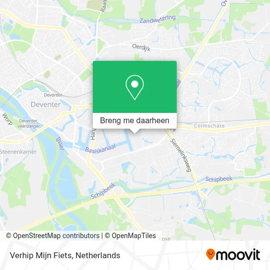 Verhip Mijn Fiets kaart