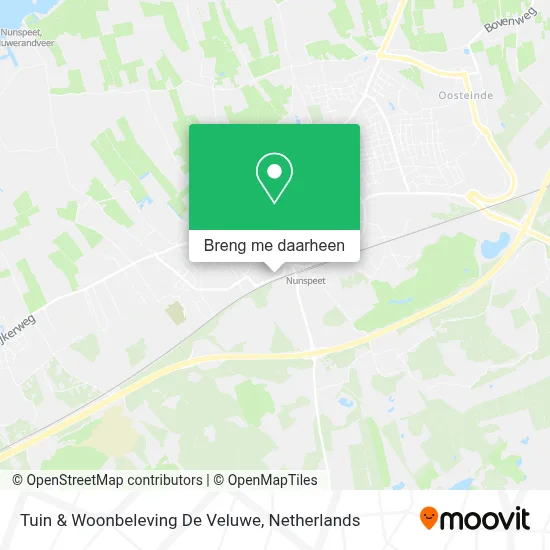 Tuin & Woonbeleving De Veluwe kaart