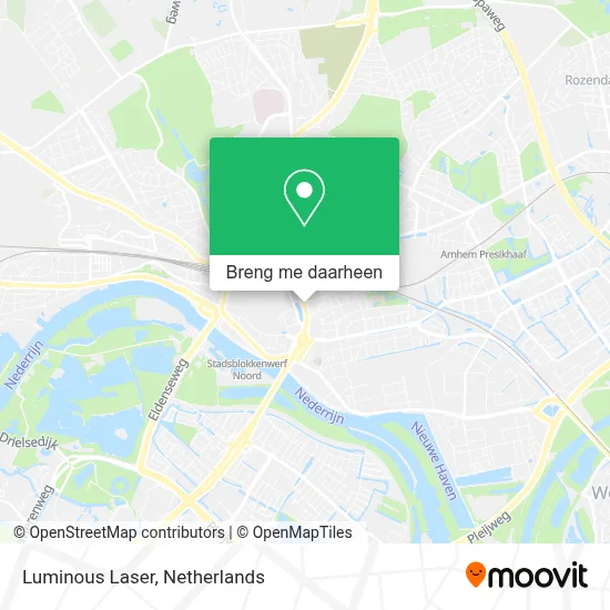 Luminous Laser kaart