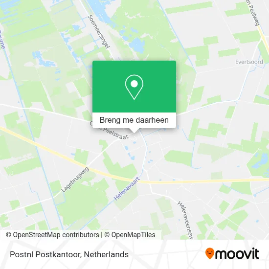 Postnl Postkantoor kaart