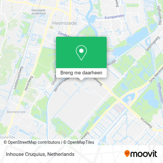 Inhouse Cruquius kaart
