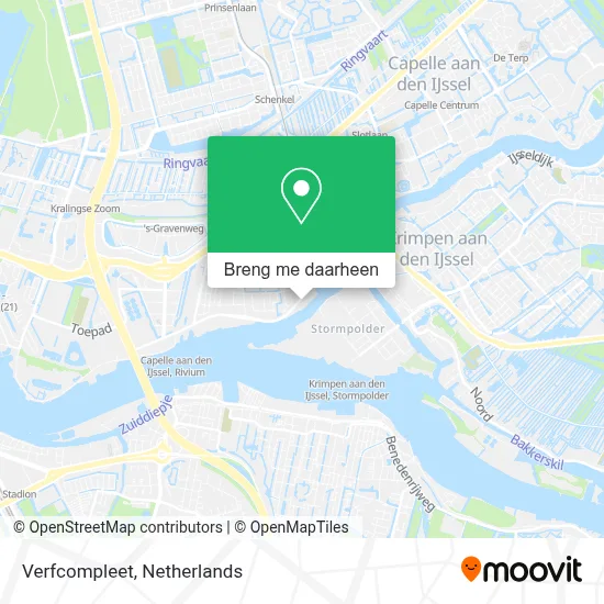 Verfcompleet kaart