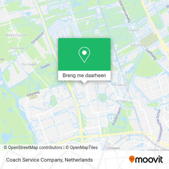 Coach Service Company kaart