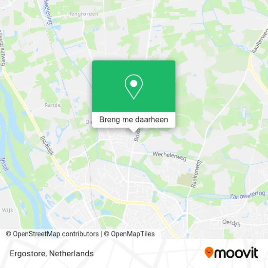 Ergostore kaart