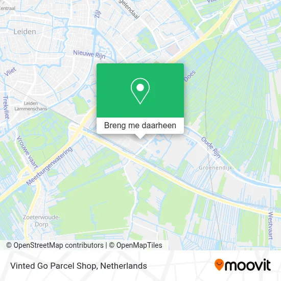 Vinted Go Parcel Shop kaart