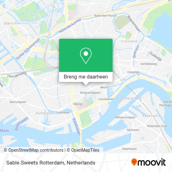 Sable.Sweets Rotterdam kaart