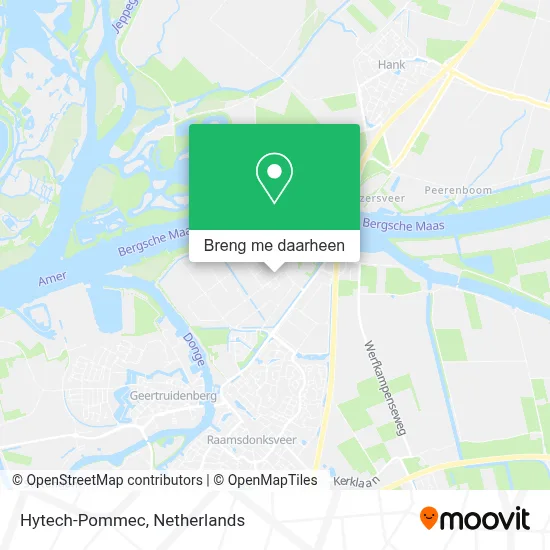 Hytech-Pommec kaart