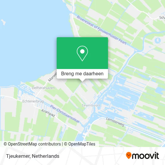 Tjeukemer kaart