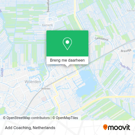 Add Coaching kaart