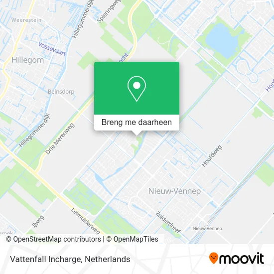 Vattenfall Incharge kaart