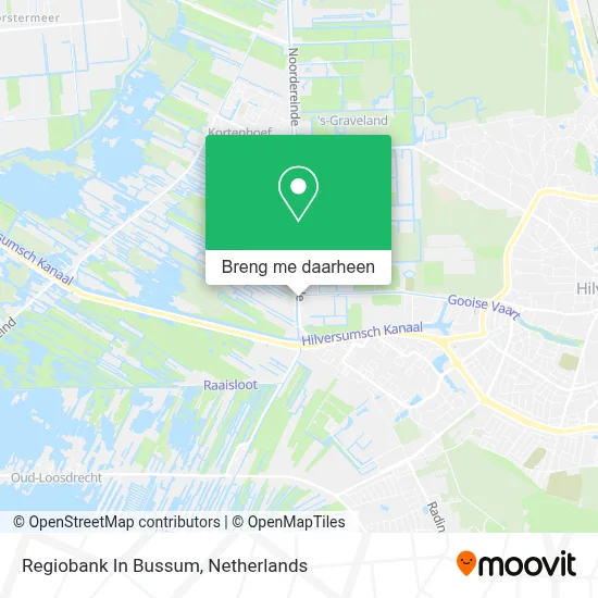 Regiobank In Bussum kaart