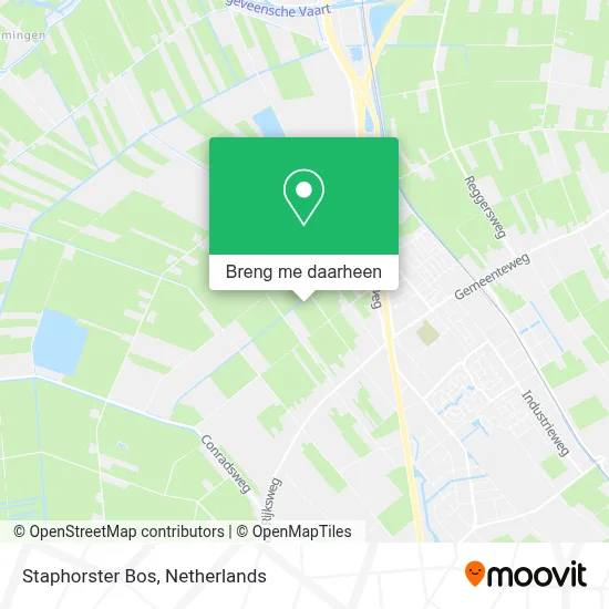 Staphorster Bos kaart