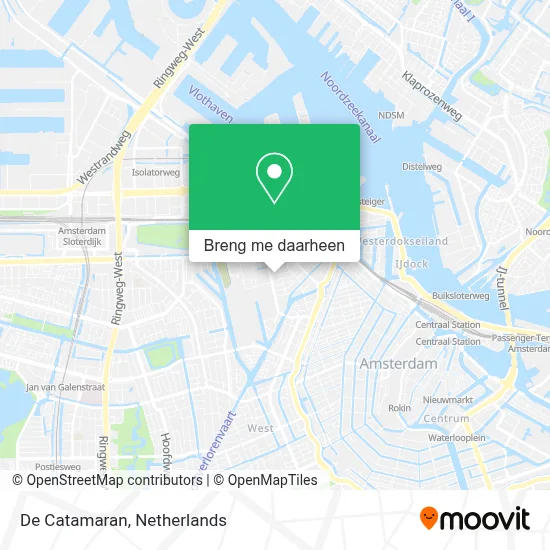 De Catamaran kaart