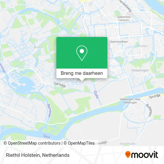 Riethil Holstein kaart