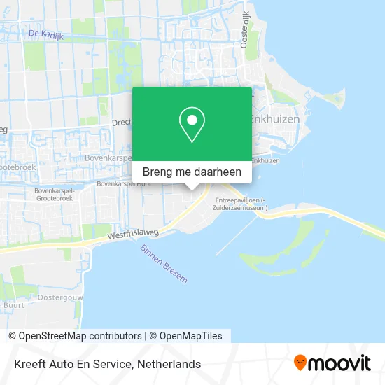 Kreeft Auto En Service kaart