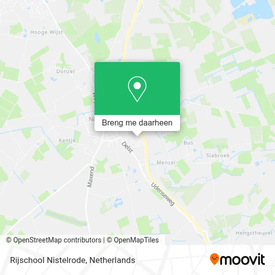 Rijschool Nistelrode kaart