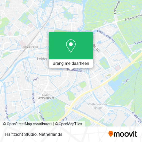 Hartzicht Studio kaart