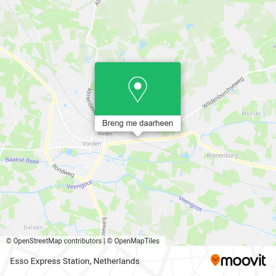 Esso Express Station kaart