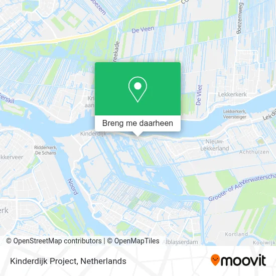 Kinderdijk Project kaart