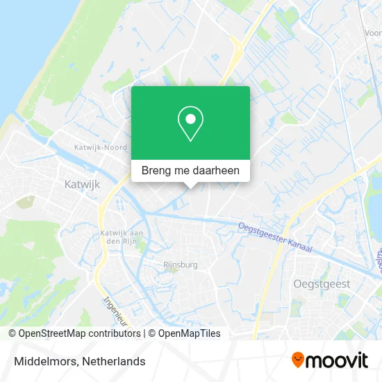 Middelmors kaart
