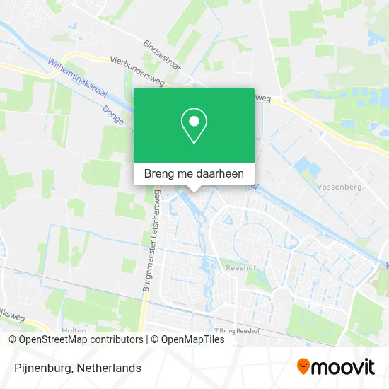 Pijnenburg kaart