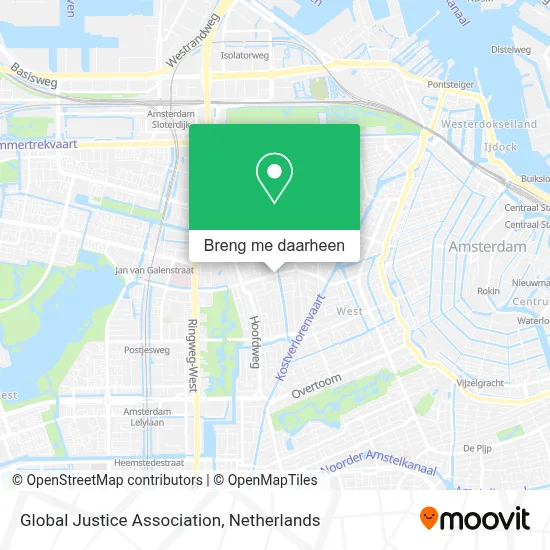 Global Justice Association kaart