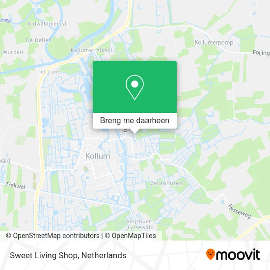 Sweet Living Shop kaart