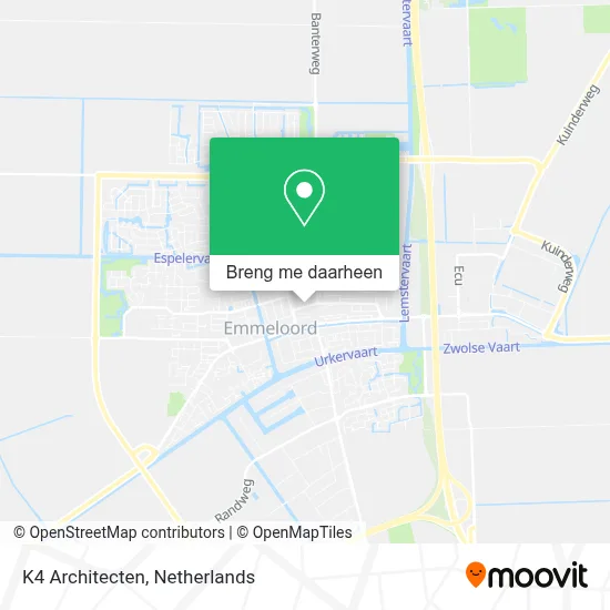K4 Architecten kaart