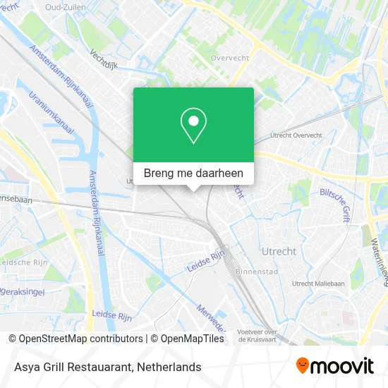 Asya Grill Restauarant kaart