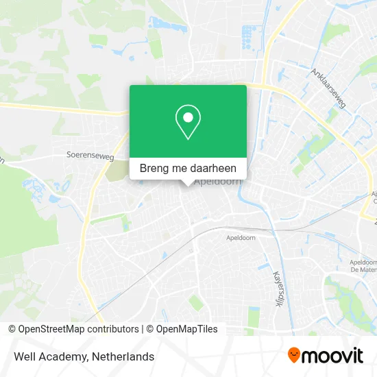 Well Academy kaart