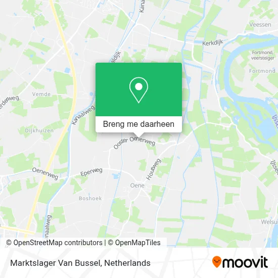Marktslager Van Bussel kaart