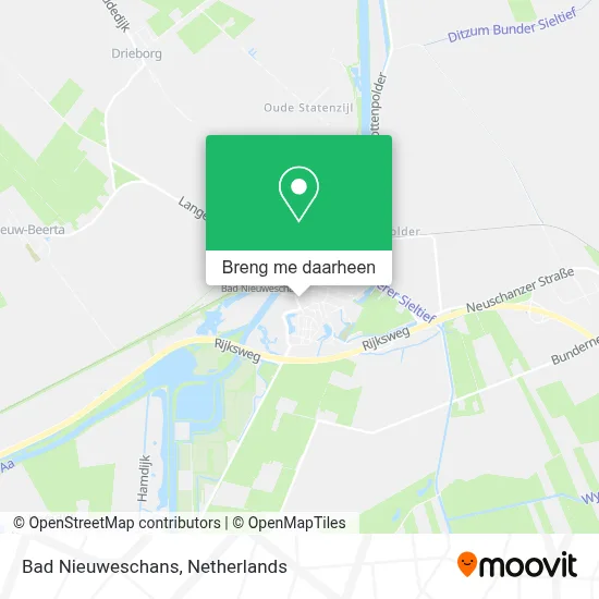 Bad Nieuweschans kaart