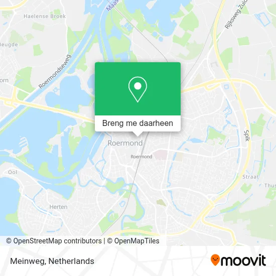 Meinweg kaart